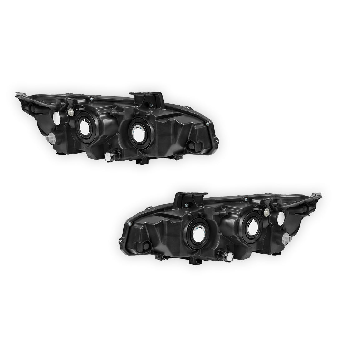 Honda Civic (2016 - 2021) LED DRL Black Replacement Headlights LH + RH