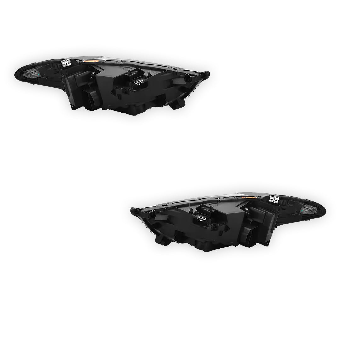 Ford Fusion (2017 - 2020) Full LED Black Projector Headlights LH + RH