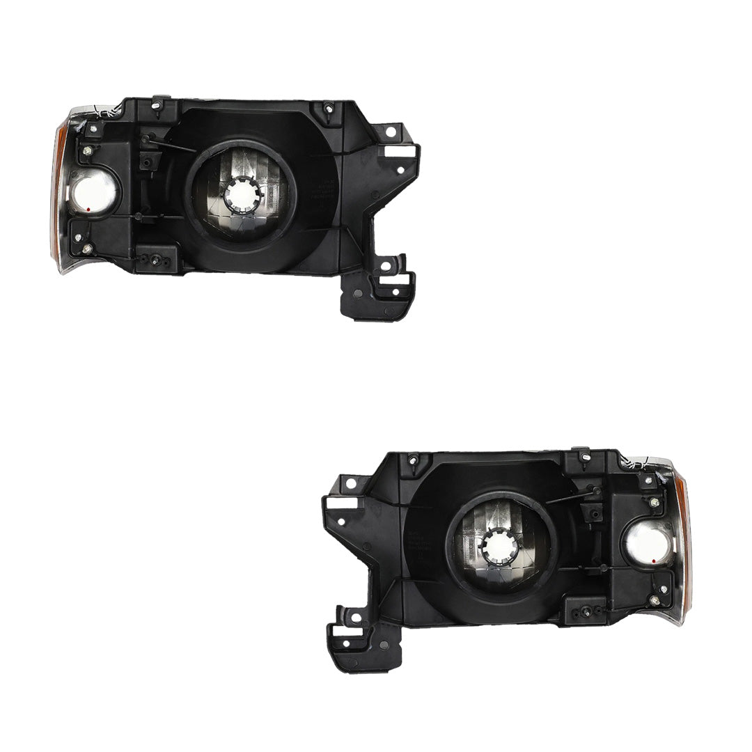 Ford F-350 (1987 - 1991) LED DRL Replacement Headlights LH + RH