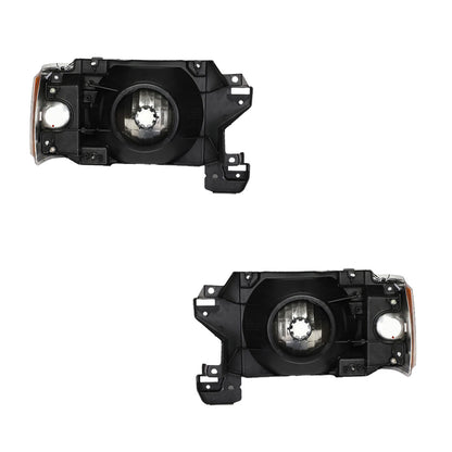 Ford F-350 (1987 - 1991) LED DRL Replacement Headlights LH + RH