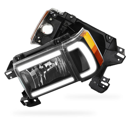 Ford F-350 (1987 - 1991) LED DRL Replacement Headlights LH + RH