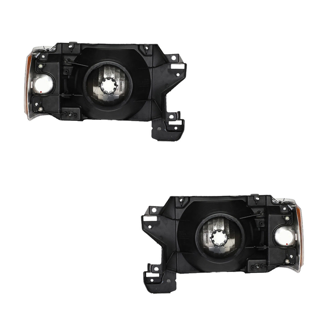 Ford F-350 (1987 - 1991) LED DRL Replacement Headlights LH + RH