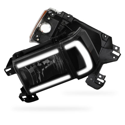 Ford F-350 (1987 - 1991) LED DRL Replacement Headlights LH + RH