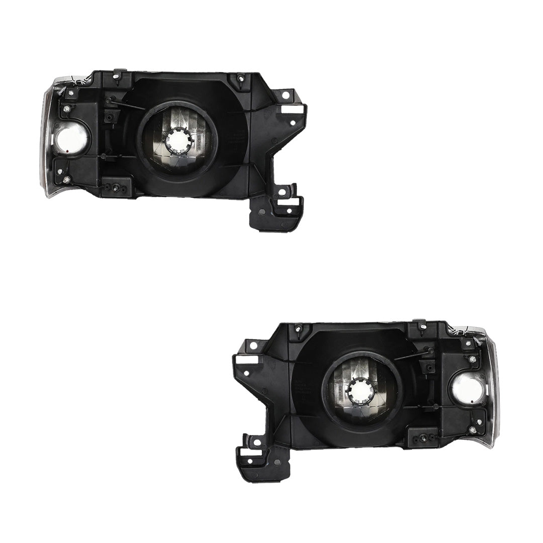 Ford F-350 (1987 - 1991) LED DRL Replacement Headlights LH + RH