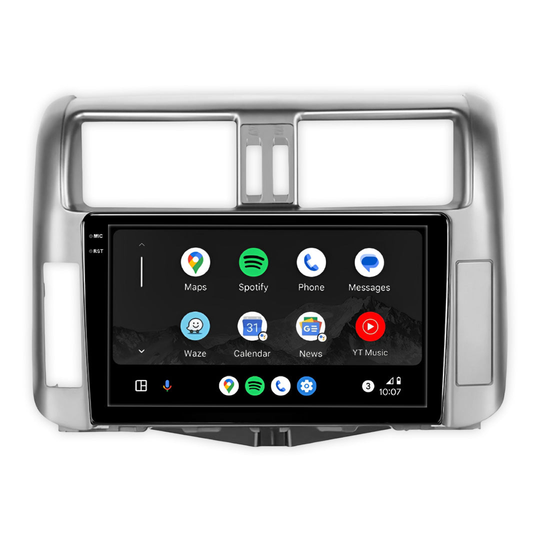 Toyota Land Cruiser Prado 150 Series (2009 - 2013) 9" 13.3" Android Screen – Android 16, Wireless Apple CarPlay & Android Auto