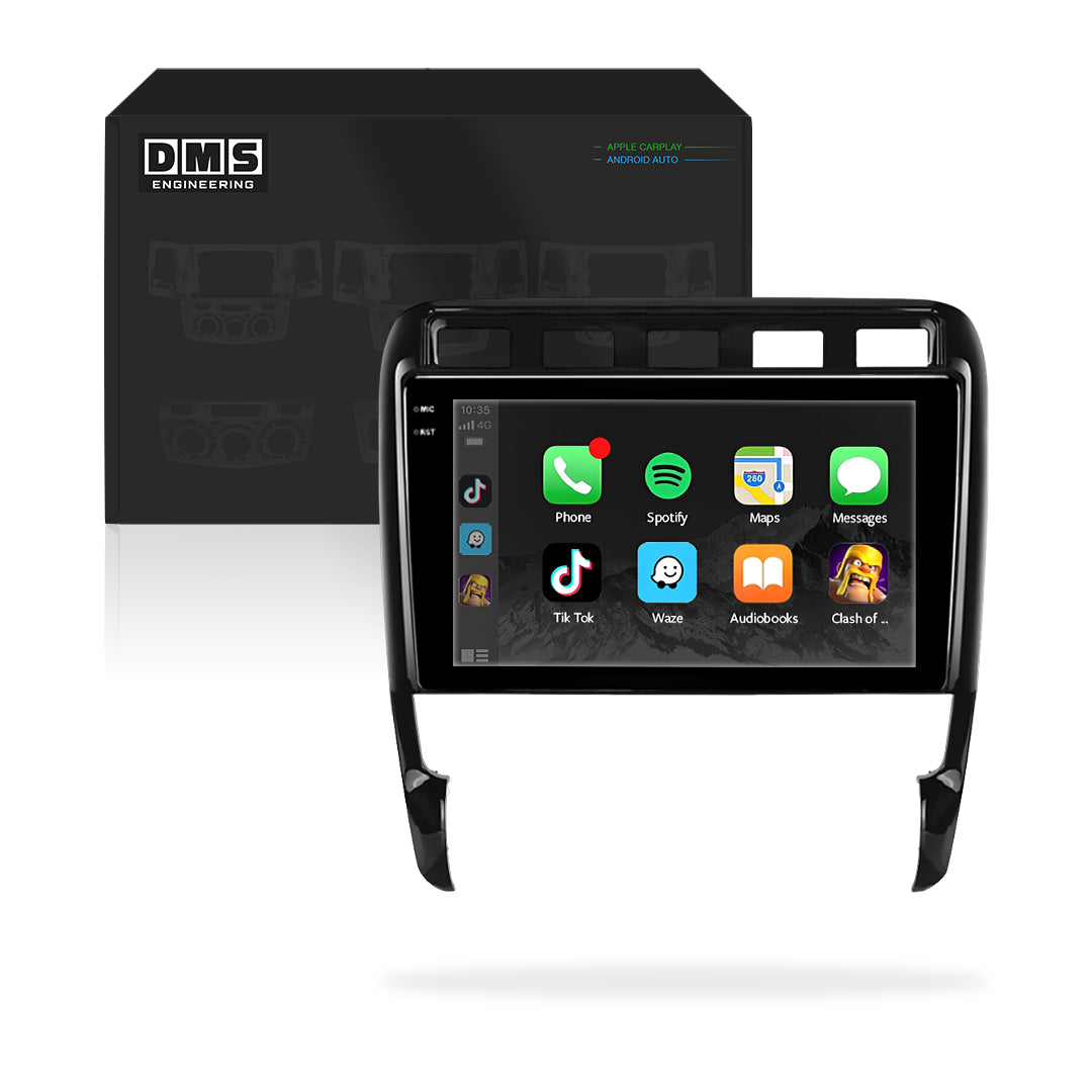 Porsche Cayenne 9PA (2002 - 2010) 9" 13.3" Android Screen – Android 16, Wireless Apple CarPlay & Android Auto