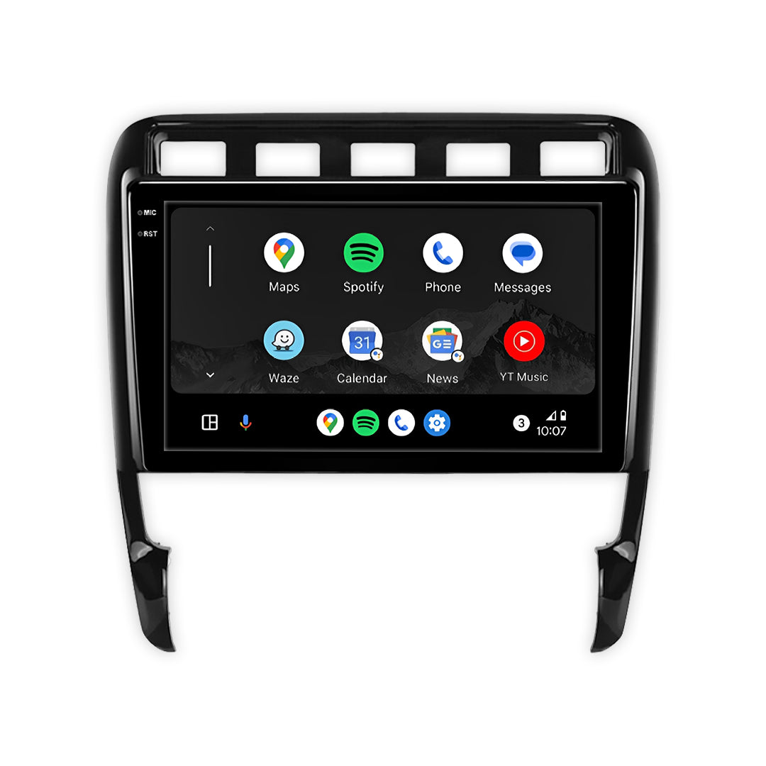 Porsche Cayenne 9PA (2002 - 2010) 9" 13.3" Android Screen – Android 16, Wireless Apple CarPlay & Android Auto
