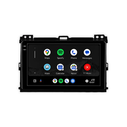 Toyota Land Cruiser Prado 120 Series (2003 - 2009) 9" 13.3" Android Screen – Android 16, Wireless Apple CarPlay & Android Auto