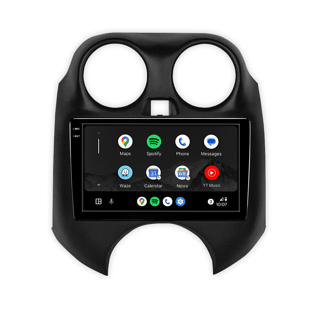 Nissan Micra K13 (2010 - 2017) 9" 13.3" Android Screen – Android 16, Wireless Apple CarPlay & Android Auto