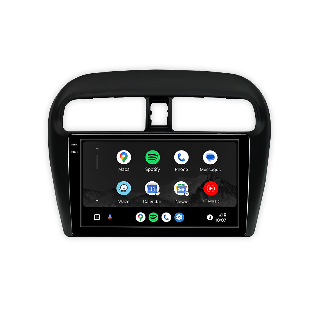 Mitsubishi Mirage LA (2012 - 2019) 9" 13.3" Android Screen – Android 16, Wireless Apple CarPlay & Android Auto