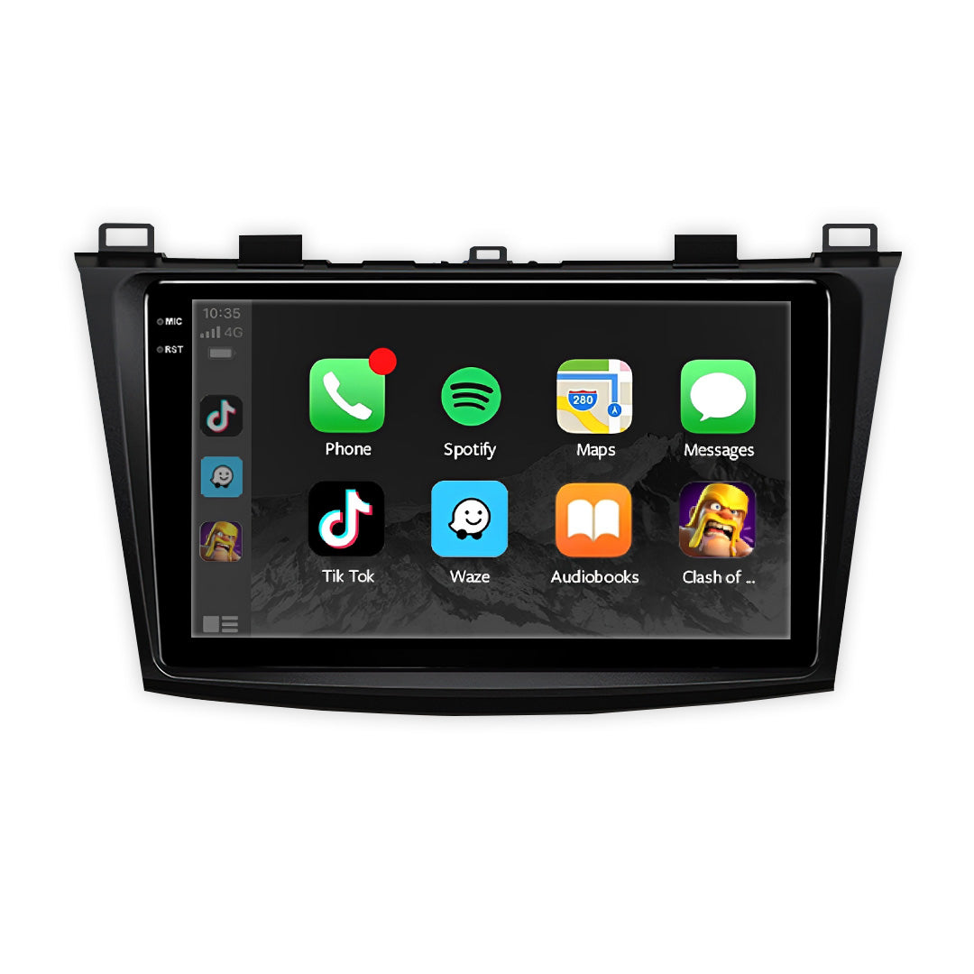 Mazda 3 BL (2010 - 2013) 9" 13.3" Android Screen – Android 16, Wireless Apple CarPlay & Android Auto