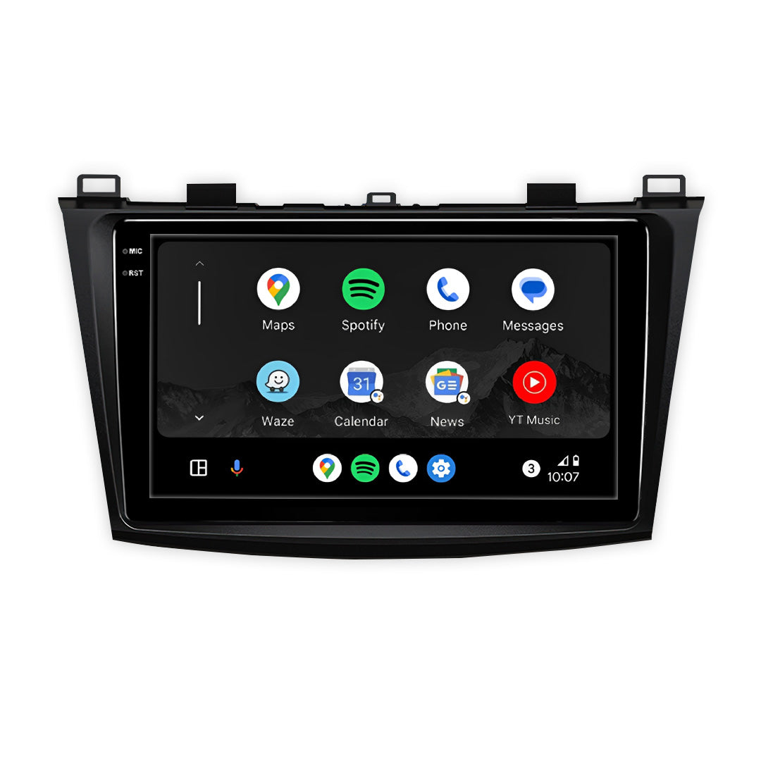Mazda 3 BL (2010 - 2013) 9" 13.3" Android Screen – Android 16, Wireless Apple CarPlay & Android Auto