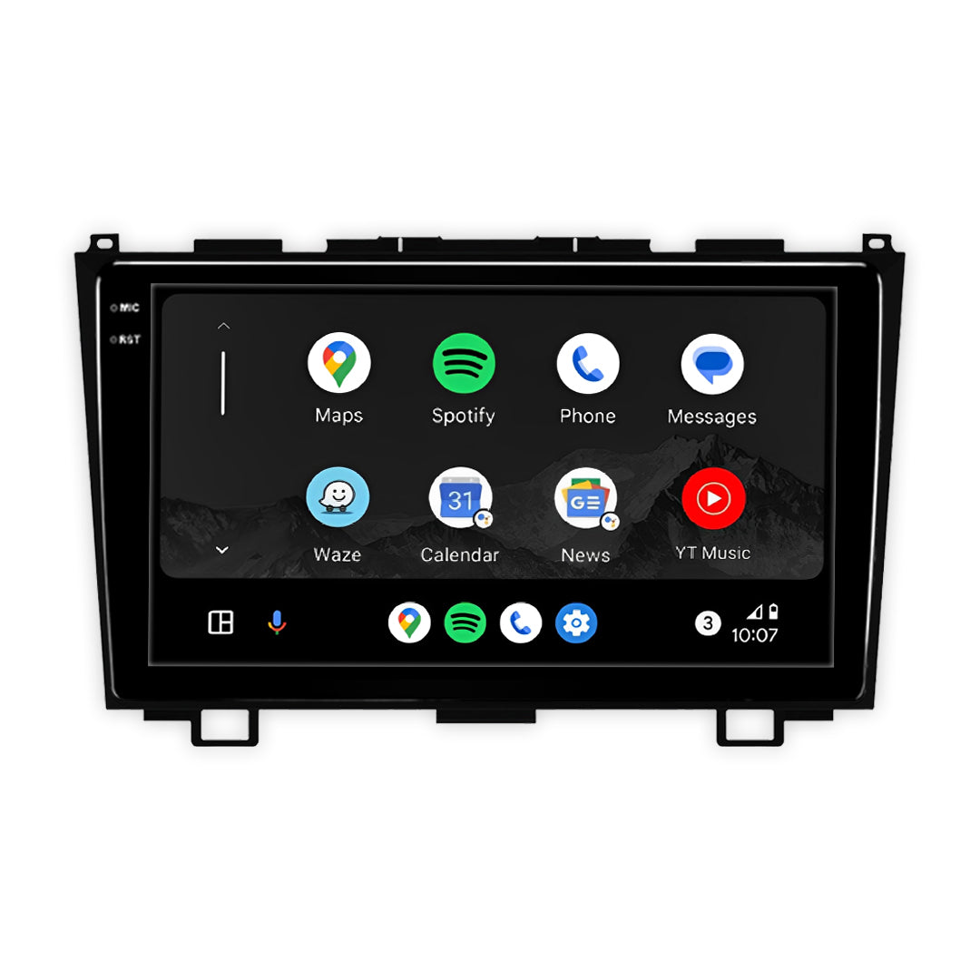 Honda CR-V RE (2007 - 2011) 9" 13.3" Android Screen – Android 16, Wireless Apple CarPlay & Android Auto