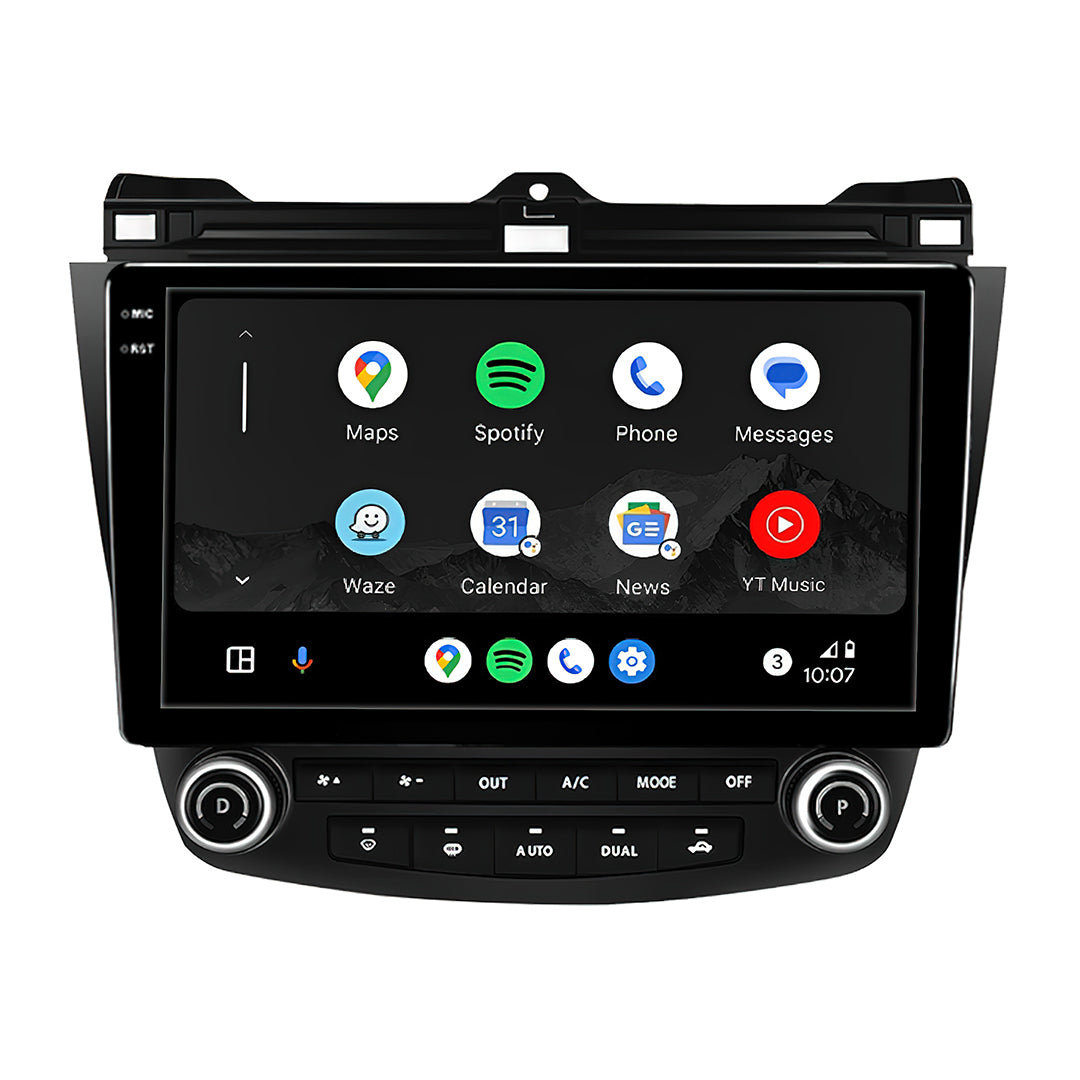 Honda Accord CM (2003 - 2007) 10.1" 13.3" Android Screen – Android 16, Wireless Apple CarPlay & Android Auto