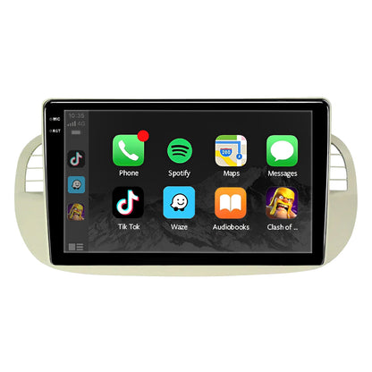 Fiat 500 Series 1 (2008 - 2014) 9" 13.3" Android Screen – Android 16, Wireless Apple CarPlay & Android Auto