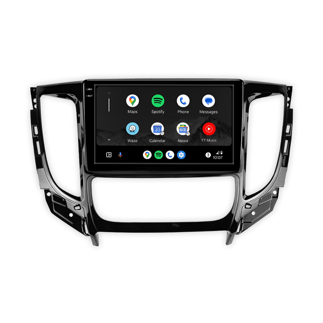 Mitsubishi L200 MQ (2015 - 2019) 9" 13.3" Android Screen – Android 16, Wireless Apple CarPlay & Android Auto Digital AC Panel
