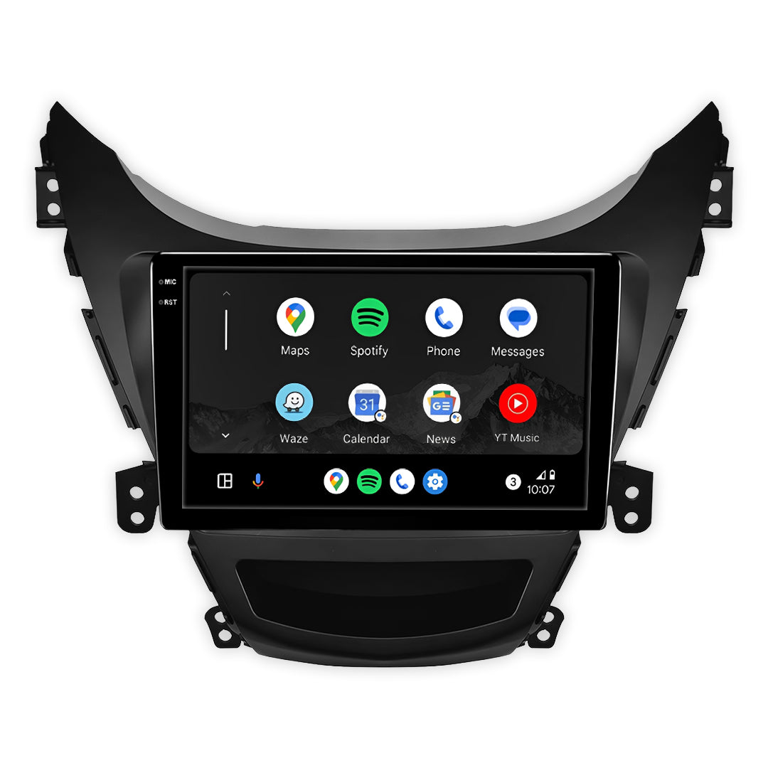 Hyundai Elantra MD (2012 - 2014) 9" Android Screen – Android 16, Wireless Apple CarPlay & Android Auto