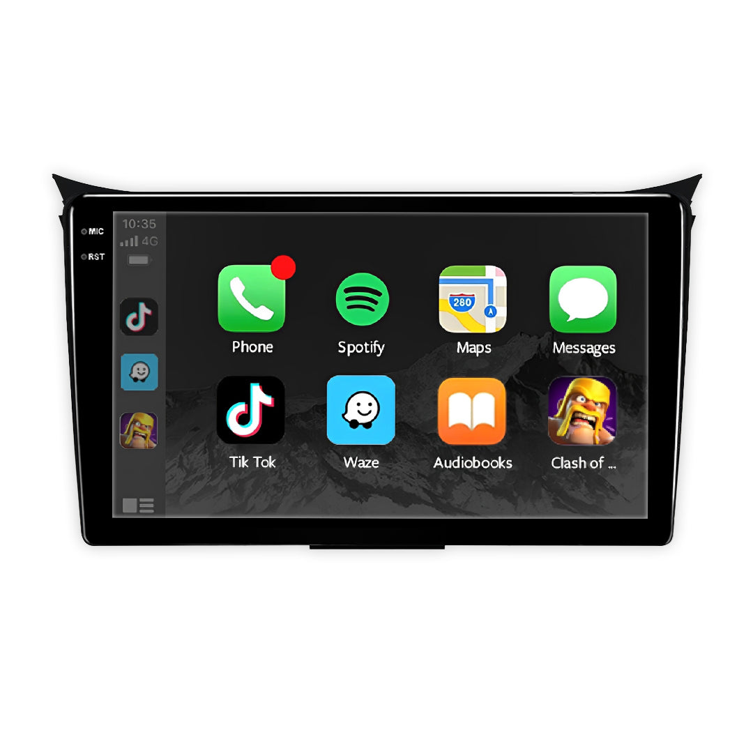 Hyundai Elantra GT GD (2012 - 2017) 9" Android Screen – Android 16, Wireless Apple CarPlay & Android Auto