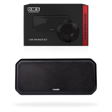 6.5" Round & Square / 4" Rectangular Shallow Mount Car Speakers Set