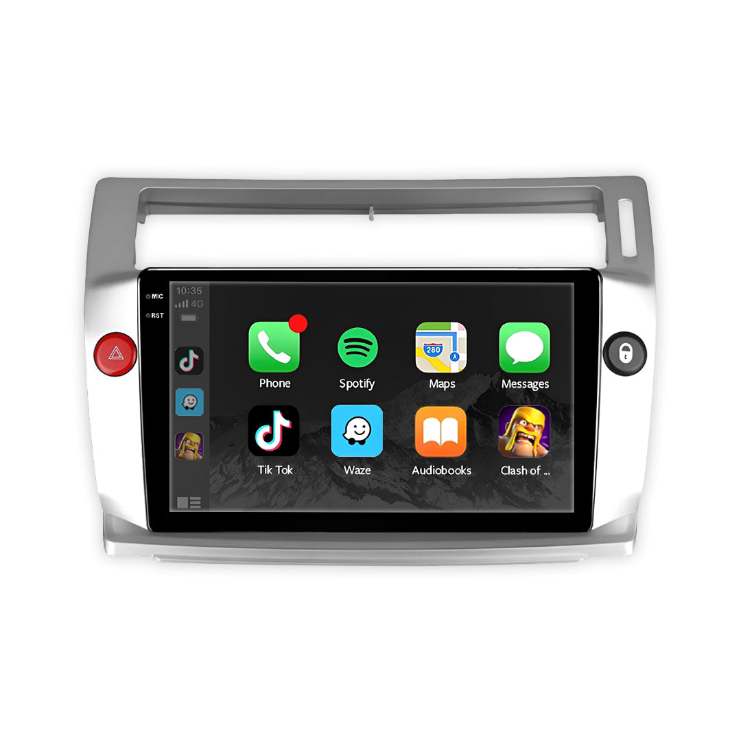 Citroen C4 B7 C-Triomphe / C-Quantre (2004 - 2014) 9" Android Screen – Android 16, Wireless Apple CarPlay & Android Auto