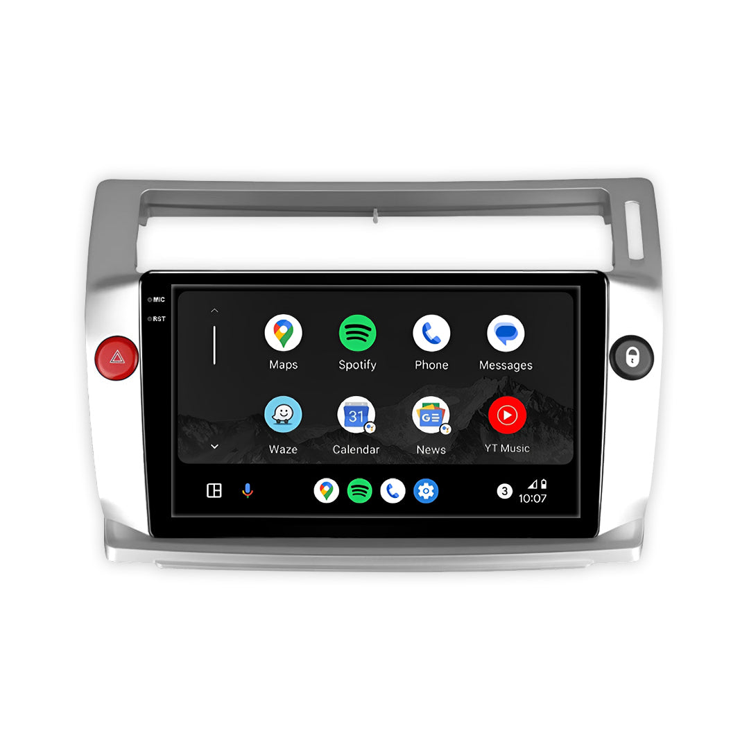 Citroen C4 B7 C-Triomphe / C-Quantre (2004 - 2014) 9" Android Screen – Android 16, Wireless Apple CarPlay & Android Auto