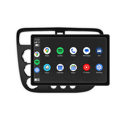 Honda Civic ES Sedan (2000 - 2005) 9" 13.3" Android Screen – Android 16, Wireless Apple CarPlay & Android Auto
