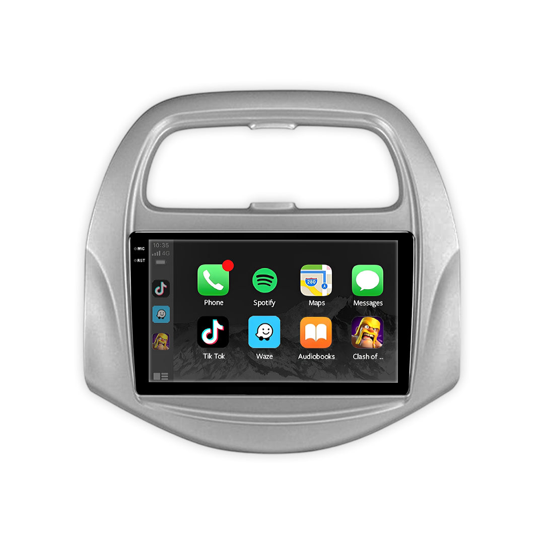 Chevrolet Beat (2018 - 2021) Autoestéreo Android 9" Inalámbrico con CarPlay y Android Auto