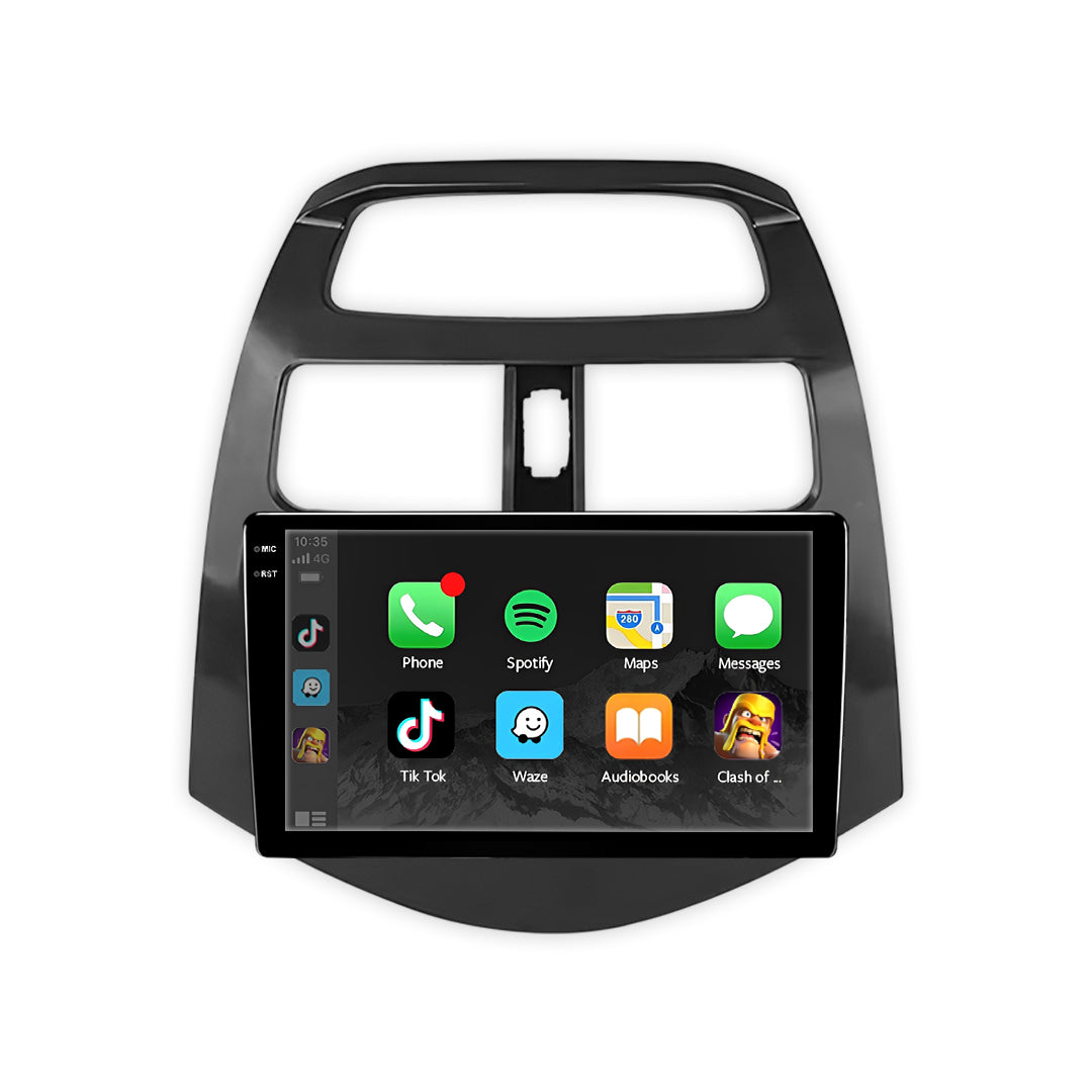 Chevrolet Spark (2010 - 2016) Autoestéreo Android 9" Inalámbrico con CarPlay y Android Auto
