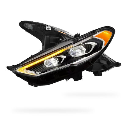 Ford Fusion (2017 - 2020) Full LED Black Projector Headlights LH + RH