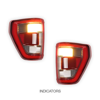 Ford F-150 (2021 - 2023) Full LED Tail Lights LH + RH