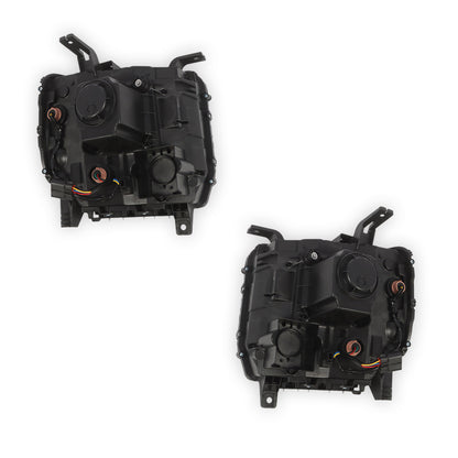 GMC Sierra 3500 HD Denali / SLE / SLT (2015 - 2019) Replacement LED DRL Projector Headlights LH + RH