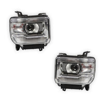 GMC Sierra 3500 HD Denali / SLE / SLT (2015 - 2019) Replacement LED DRL Projector Headlights LH + RH