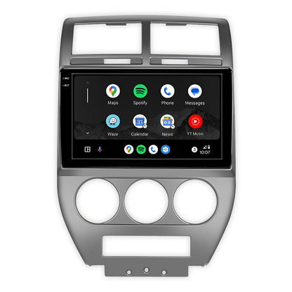 Jeep Compass MK (2006 - 2010) 10" Android Screen – Android 16, Wireless Apple CarPlay & Android Auto