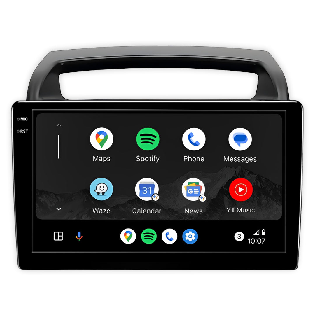 Kia Carnival VQ (2006 - 2014) 10" Android Screen – Android 16, Wireless Apple CarPlay & Android Auto