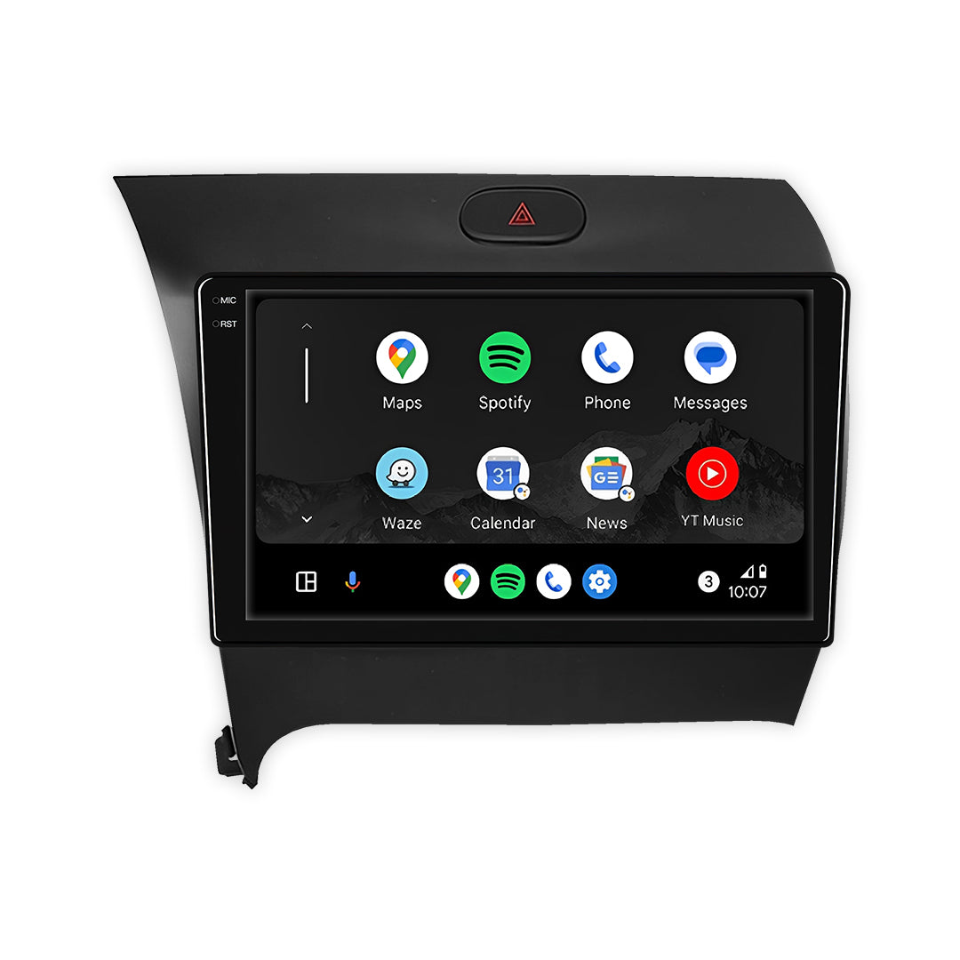 Kia Cerato YD (2012 - 2019) 9" Android Screen – Android 16, Wireless Apple CarPlay & Android Auto