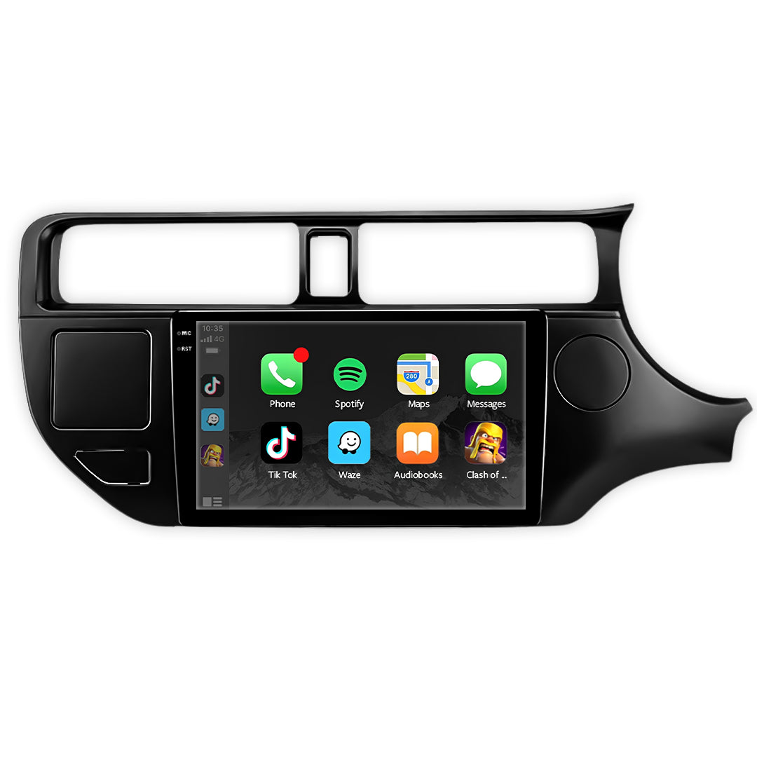 Kia Rio (2015 - 2018) Autoestéreo Android 9" Inalámbrico con CarPlay y Android Auto