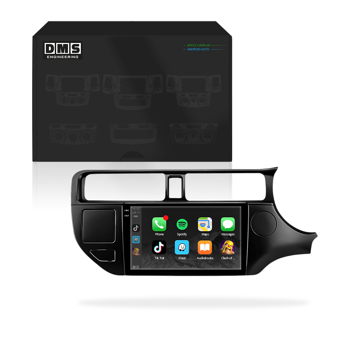 Kia Rio (2015 - 2018) Autoestéreo Android 9" Inalámbrico con CarPlay y Android Auto