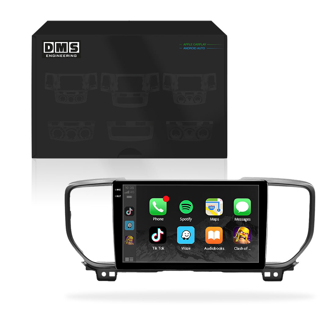 Kia Sportage (2016 - 2019) Autoestéreo Android 9" Inalámbrico con CarPlay y Android Auto