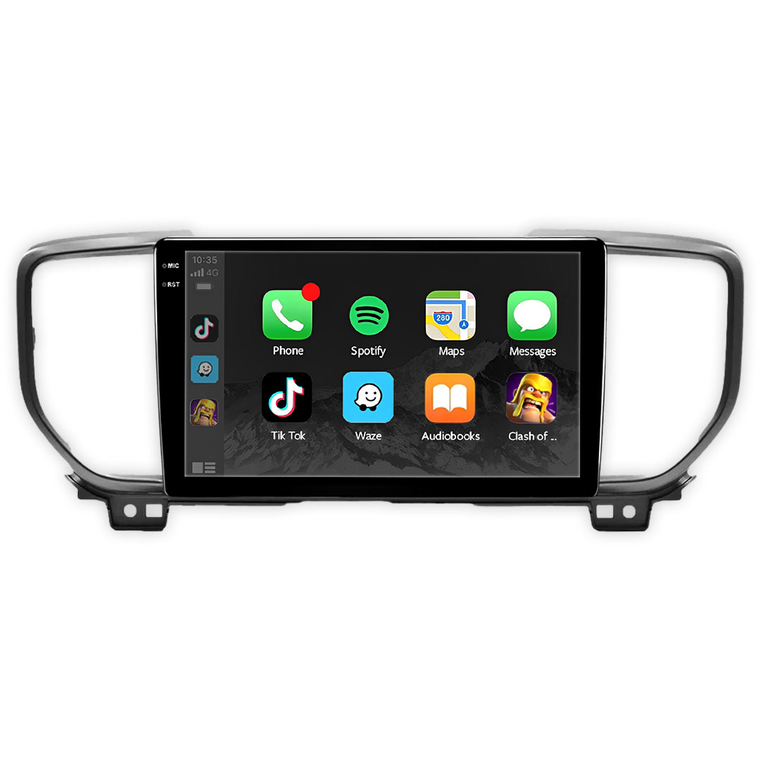 Kia Sportage (2016 - 2019) Autoestéreo Android 9" Inalámbrico con CarPlay y Android Auto