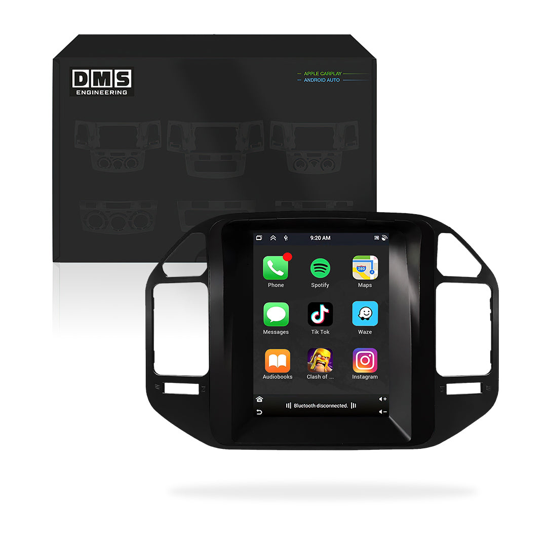 Mitsubishi Pajero NM / NP (2000 - 2006) 9.7" 13.3" Android Screen – Android 16, Wireless Apple CarPlay & Android Auto