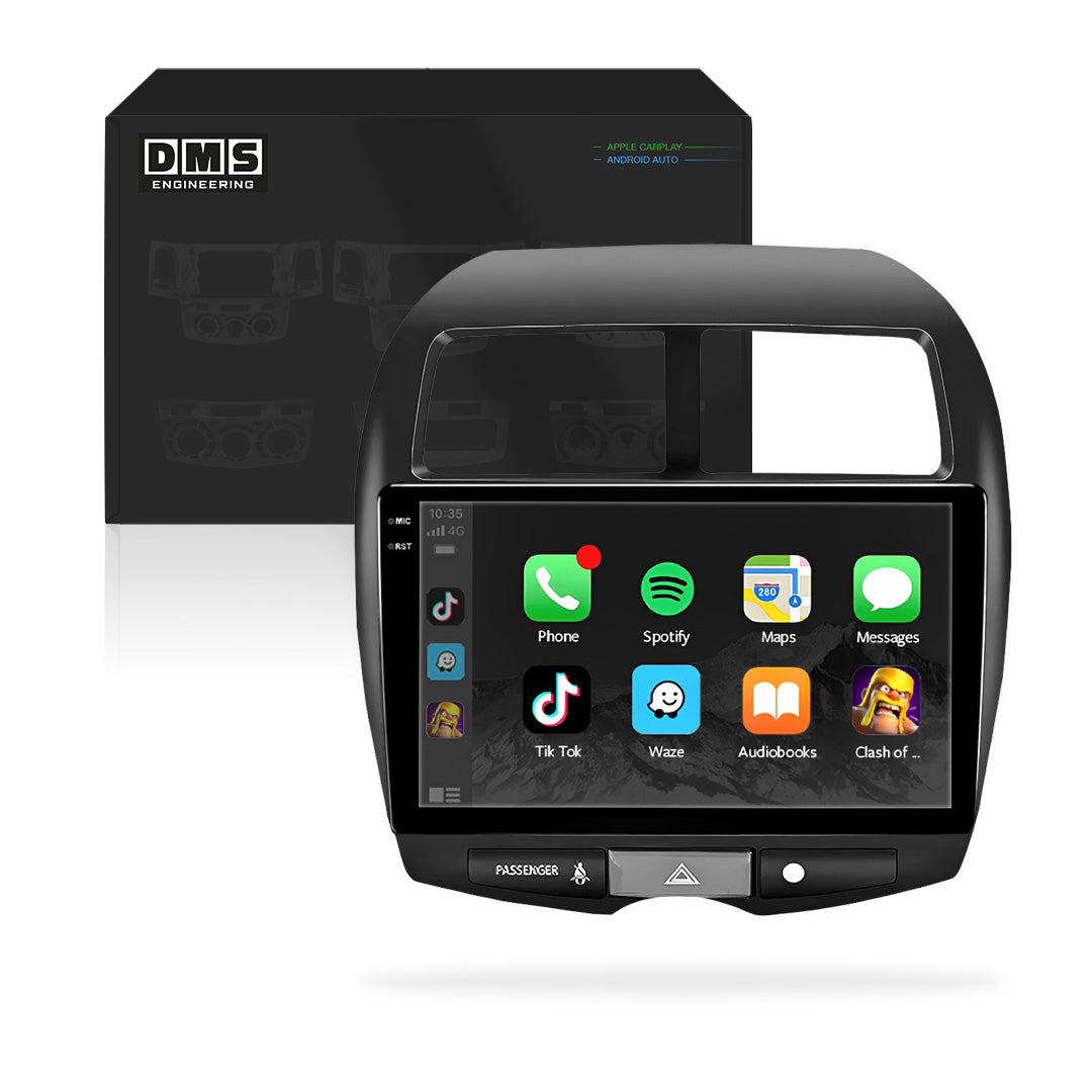 Mitsubishi ASX XA / XB / XC (2010 - 2019) 10" Android Screen – Android 16, Wireless Apple CarPlay & Android Auto