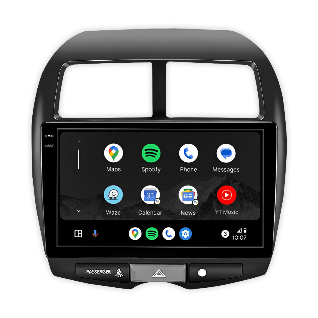 Mitsubishi ASX XA / XB / XC (2010 - 2019) 10" Android Screen – Android 16, Wireless Apple CarPlay & Android Auto