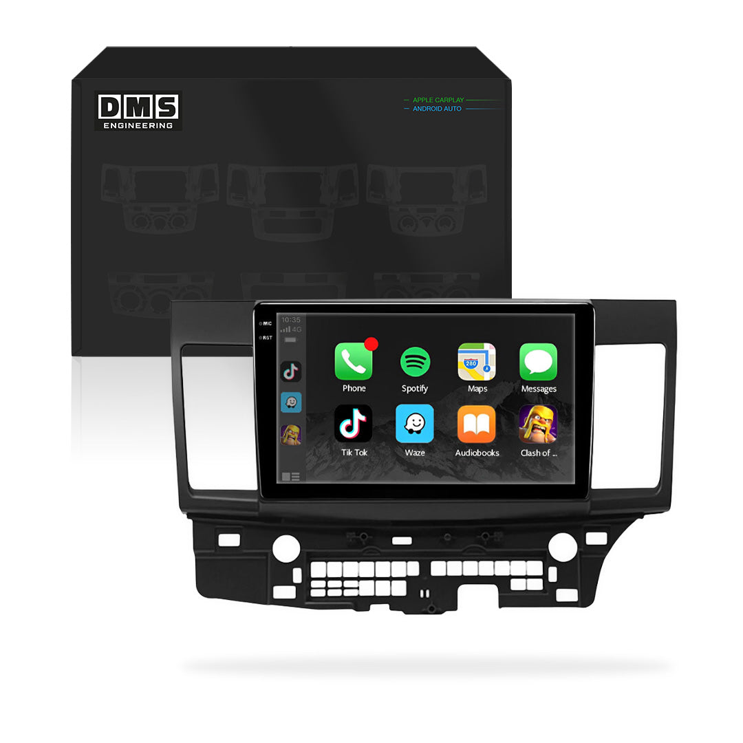 Mitsubishi Lancer Evolution X CY / CJ / CF (2007 - 2017) 10.1" 13.3" Android Screen – Android 16, Wireless Apple CarPlay & Android Auto