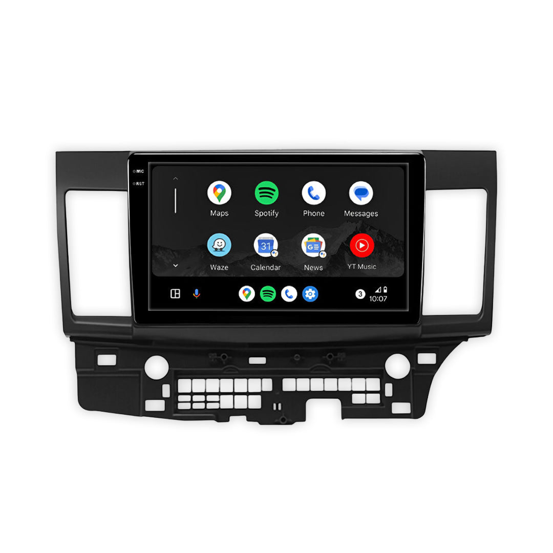 Mitsubishi Lancer Evolution X CY / CJ / CF (2007 - 2017) 10.1" 13.3" Android Screen – Android 16, Wireless Apple CarPlay & Android Auto