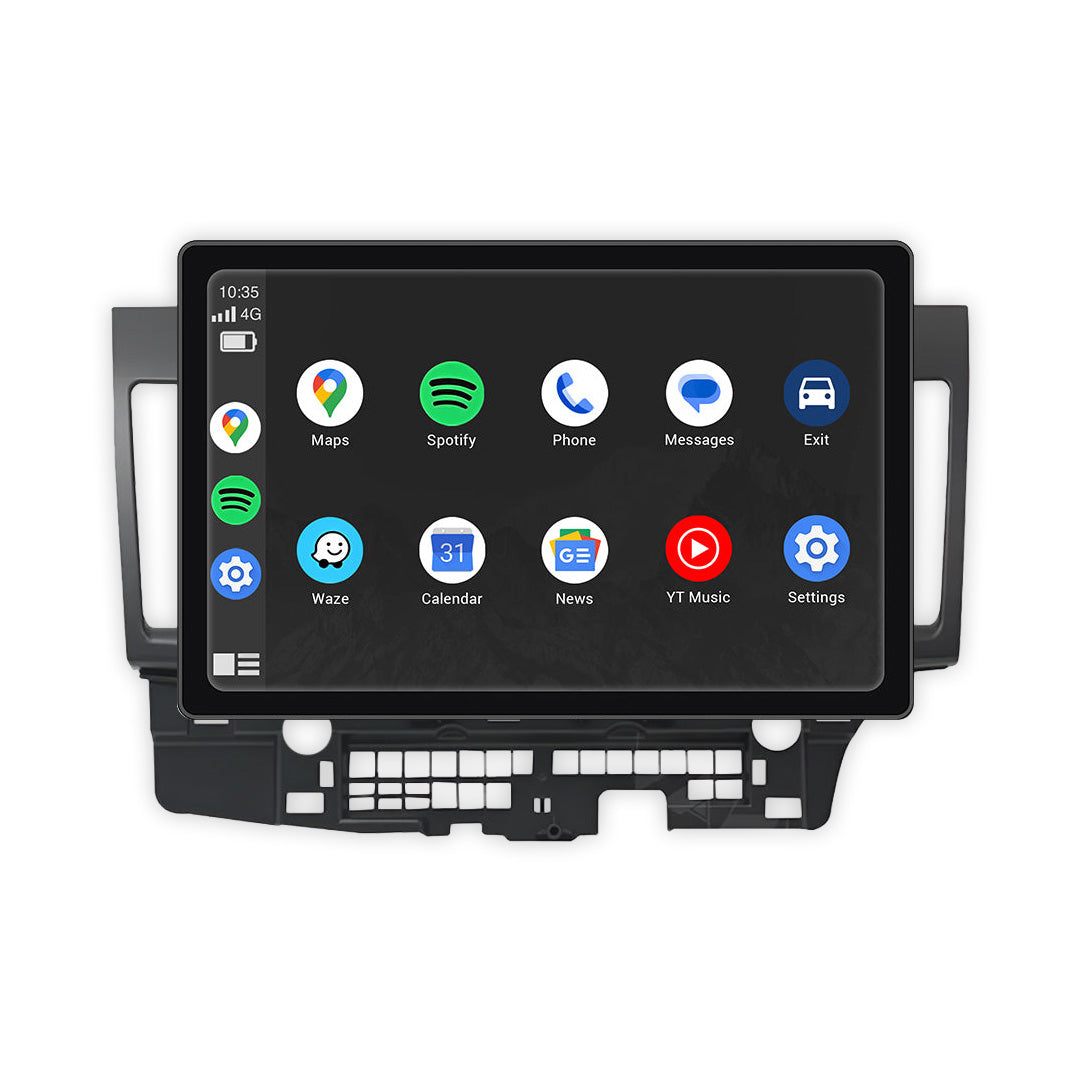 Mitsubishi Lancer Evolution X CY / CJ / CF (2007 - 2017) 10.1" 13.3" Android Screen – Android 16, Wireless Apple CarPlay & Android Auto