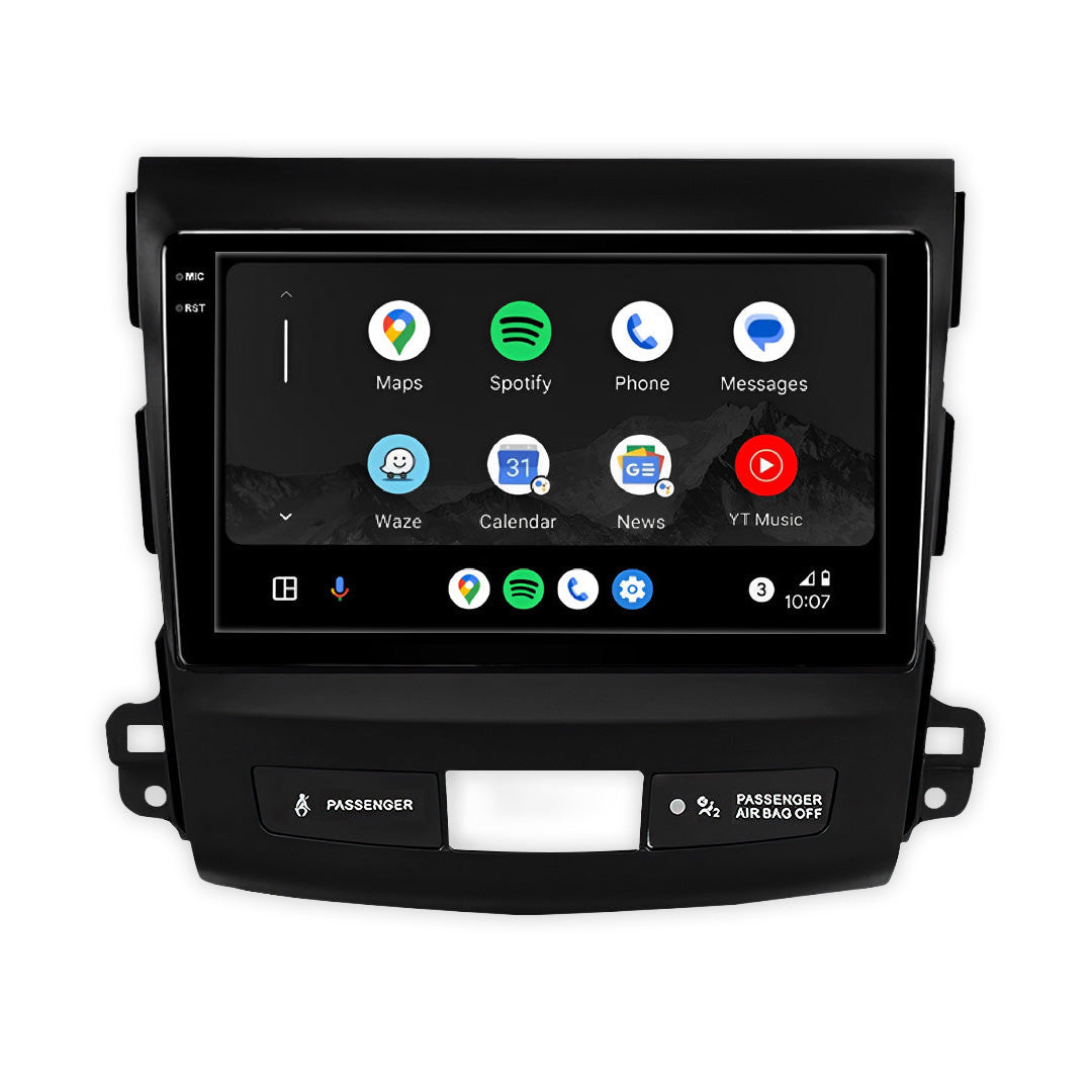 Mitsubishi Outlander ZG / ZH (2006 - 2012) 9" 13.3" Android Screen – Android 16, Wireless Apple CarPlay & Android Auto