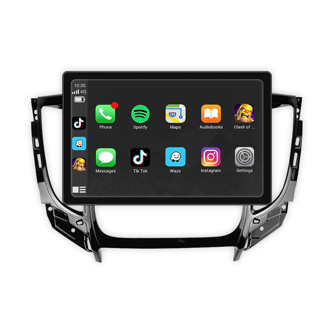 Mitsubishi L200 MQ (2015 - 2019) 9" 13.3" Android Screen – Android 16, Wireless Apple CarPlay & Android Auto Digital AC Panel