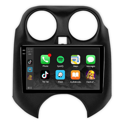 Nissan March (2011 - 2020) Autoestéreo Android 9" Inalámbrico con CarPlay y Android Auto