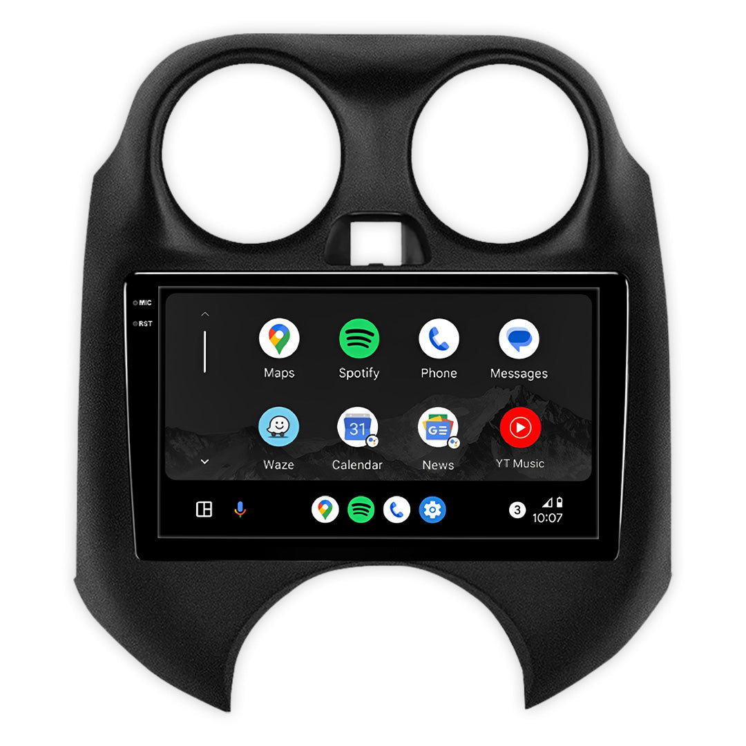 Nissan March (2011 - 2020) Autoestéreo Android 9" Inalámbrico con CarPlay y Android Auto