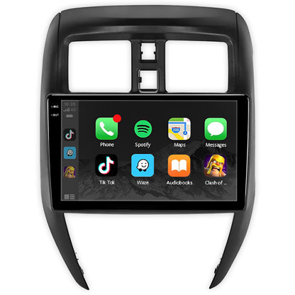 Nissan Versa (2012 - 2020) Autoestéreo Android 9" Inalámbrico con CarPlay y Android Auto